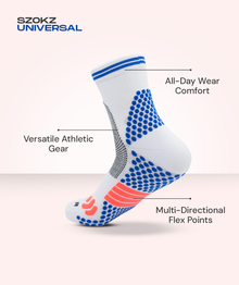 Core (White/Blue Polka Dot)