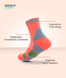 Core (Orange/Blue Polka Dot)